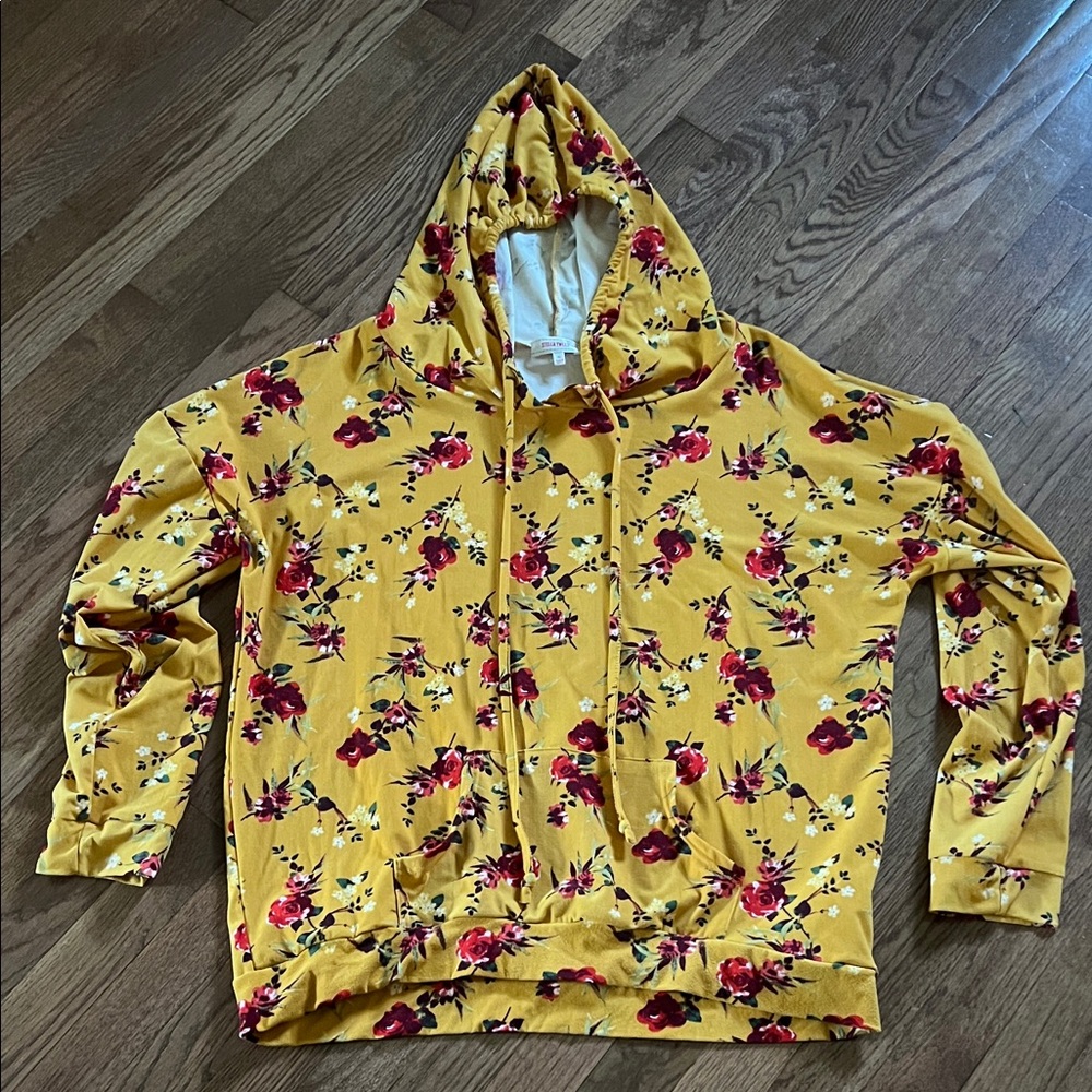 Stella Tweed flower sweatshirt XL